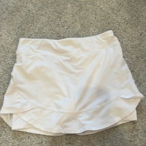 Layer 8  white mini skort girls XL